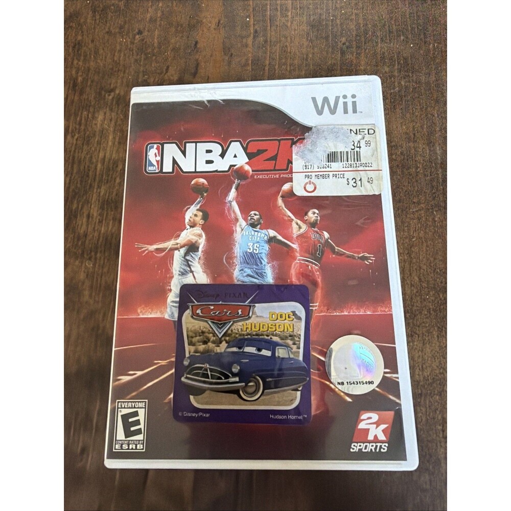 NBA 2K13 Nintendo Wii 2012 Complete CIB Game Case Manual Disc Jay-Z Basketball